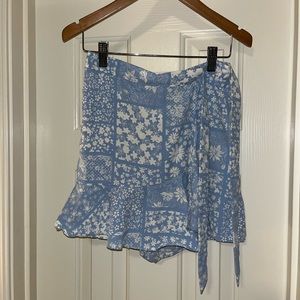 Altar’d state light blue patterned skirt